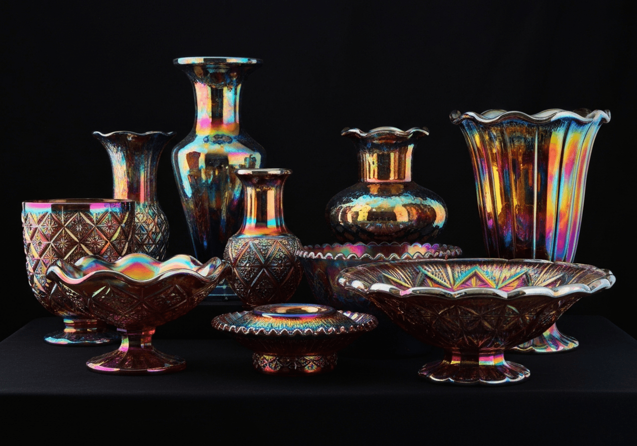How much are carnival glass worth - AI value estimator for carnival glass