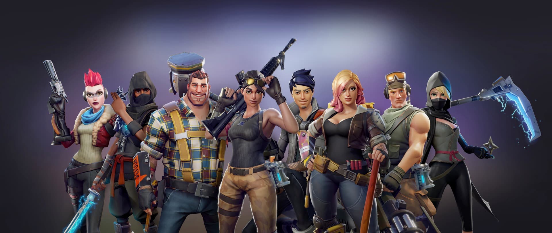 Fortnite Battle Royale squad characters - calculate your Fortnite account value based on skins and OG items
