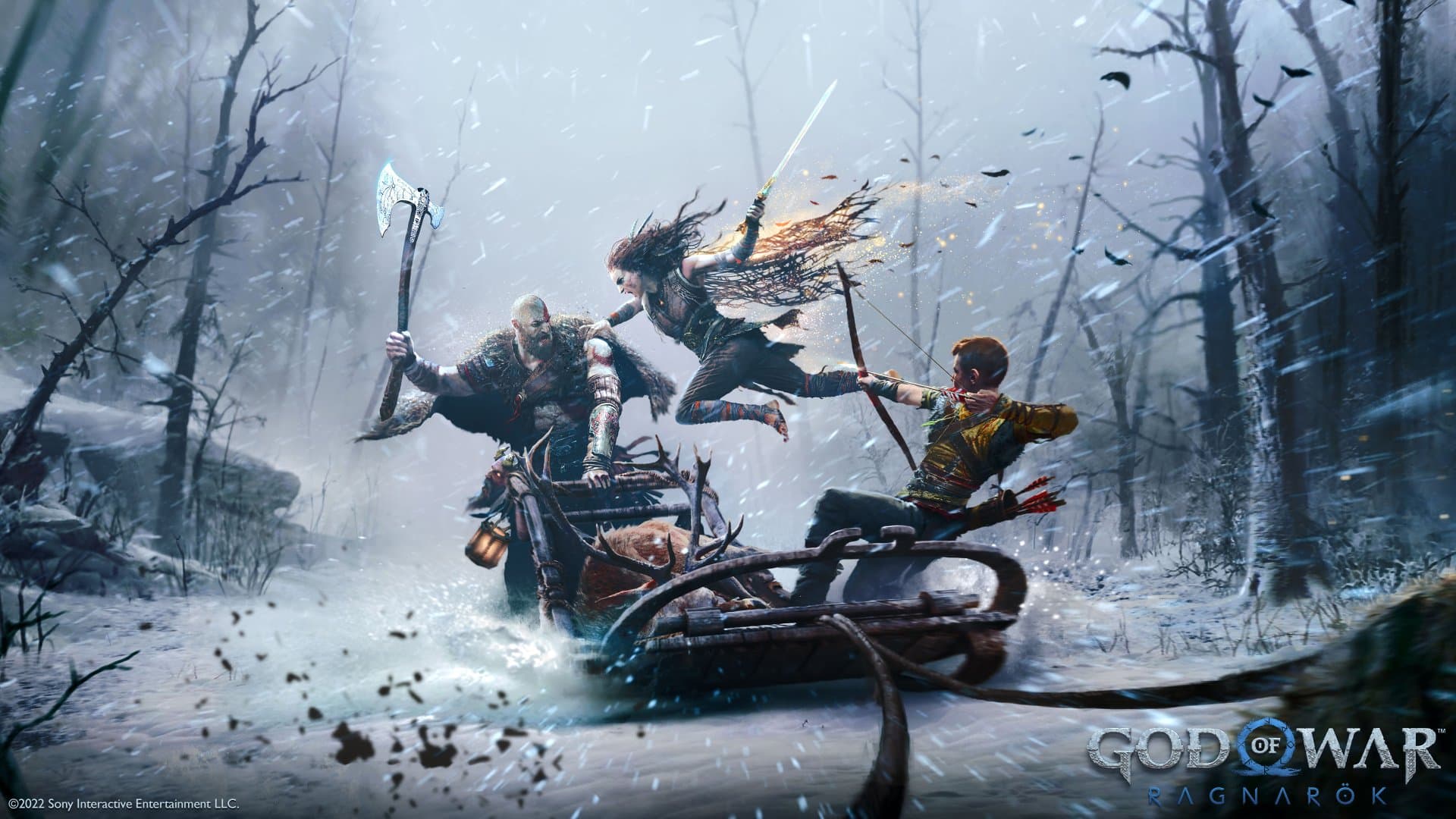 God of War Ragnarok Kratos, Freya and Atreus - PlayStation account value estimator for trophy hunters