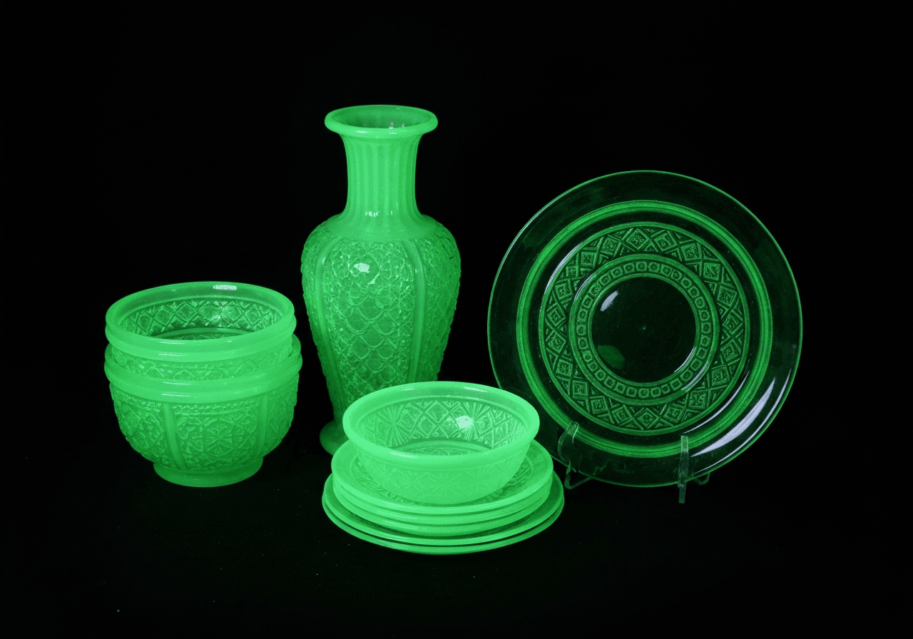 How much are uranium glass worth - AI value estimator for uranium glass