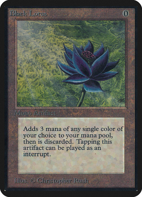 Alpha Black Lotus Magic: The Gathering card